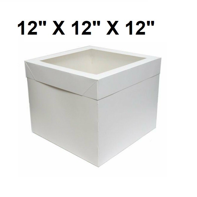 20 units of Cake Boxes 12" x 12" x 12" Inch Window Giant Cake Box