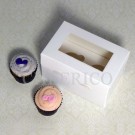 2 Cupcake Window Boxes($1.35/pc x 25 units)