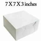 Cake Boxes - 7" x 7" x 3" ($2.00/pc x 20 units)