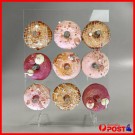 9 Holes Acrylic Donuts Wall Display Stand Holder Donuts Stand